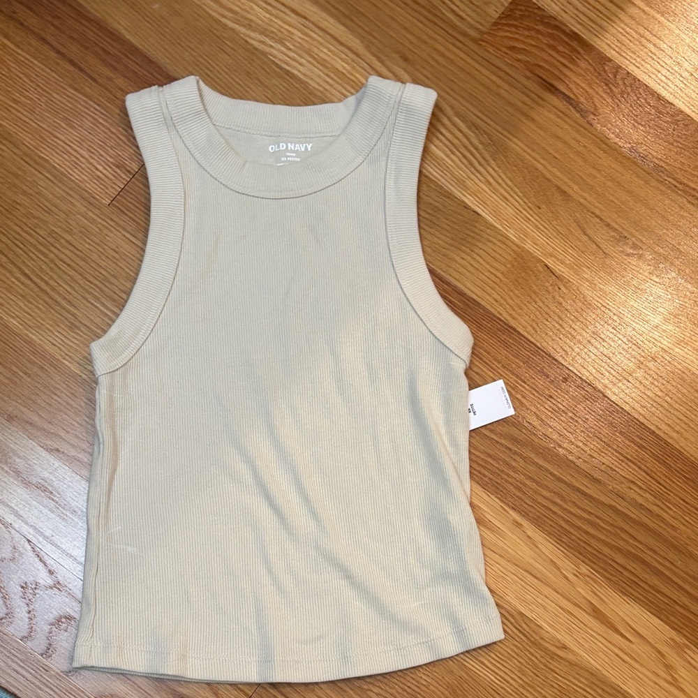 Old Navy Women's Beige Tank Top